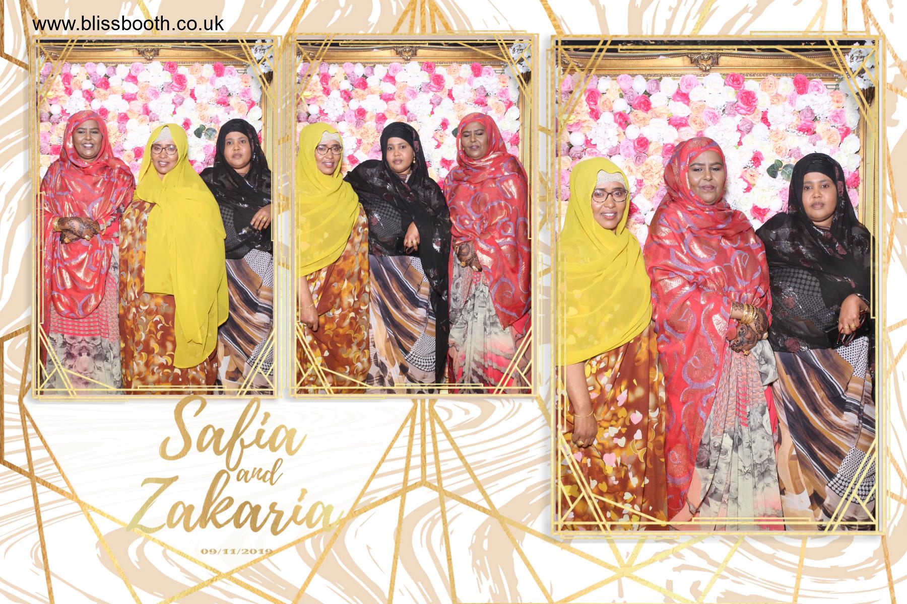 Safia & Zakaria | View more photos from the event at gallery.blissbooth.co.uk/u/BlissBooth/Safia-Zakaria